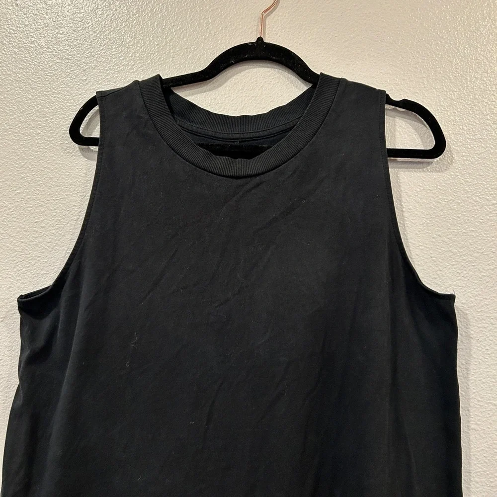 A New Day Black Sleeveless Crew Neck Tank Top Women's‎ Size XXL